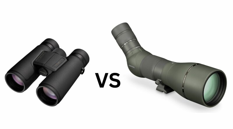 binoculars vs spotting scope for bird watching